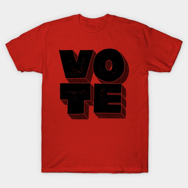 VOTE T-Shirt by MatthewTaylorWilson